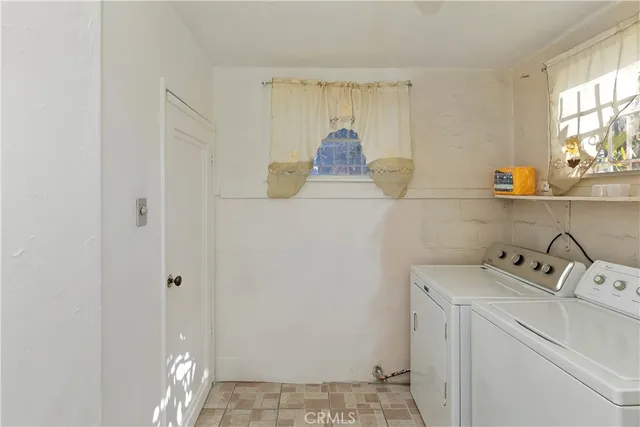 a view of storage and utility room