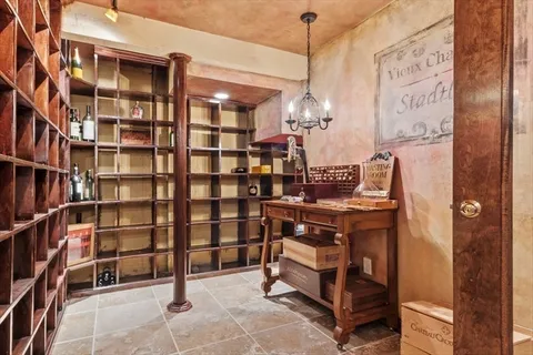 a view of a livingroom with a window