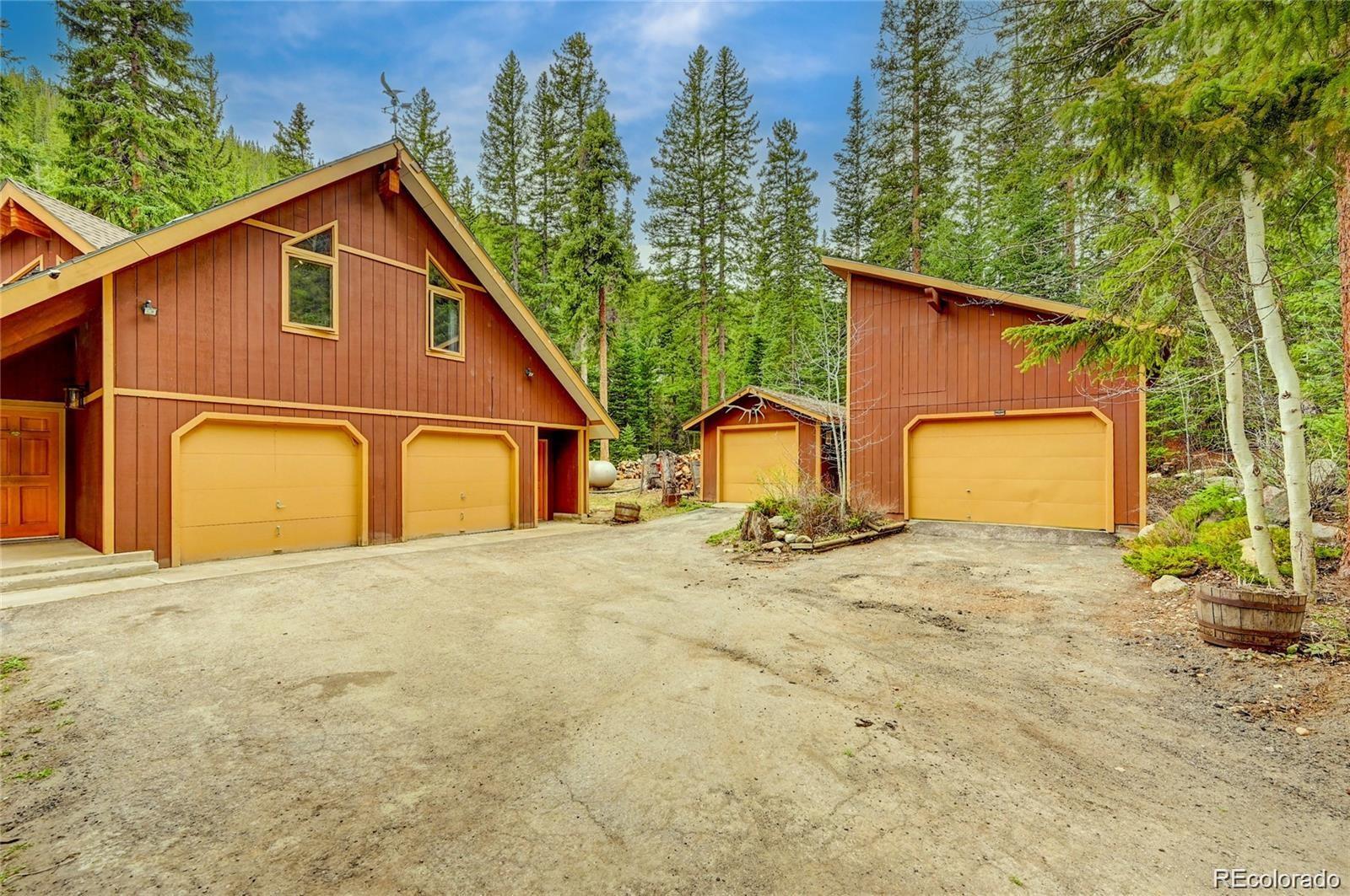 3237 Mill Creek Road Dumont, CO 80436 - Photo 5 of 48 a view of a house with backyard and trees