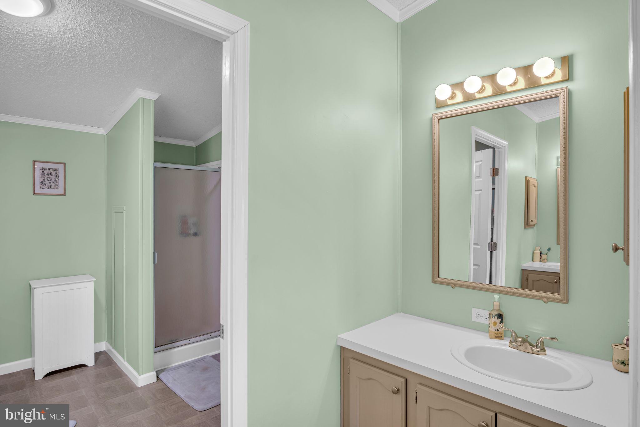 21 Butler Lane Newville, PA 17241 - Photo 18 of 56 a bathroom with a sink and a mirror