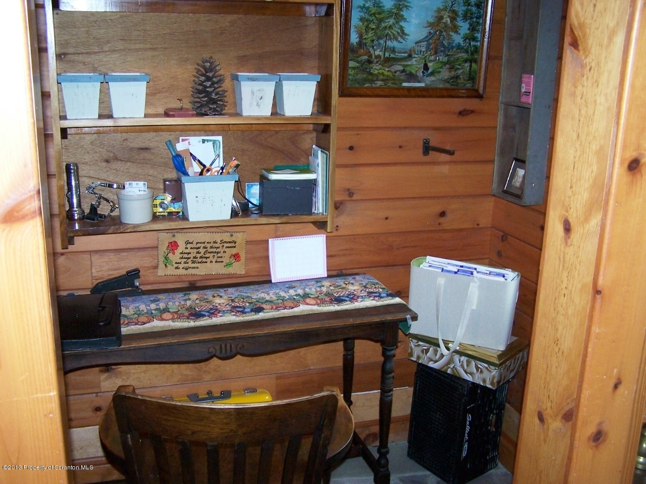 98 Detrick Road Sugar Run, PA 18846 - Photo 42 of 48 a room with a table and a stove