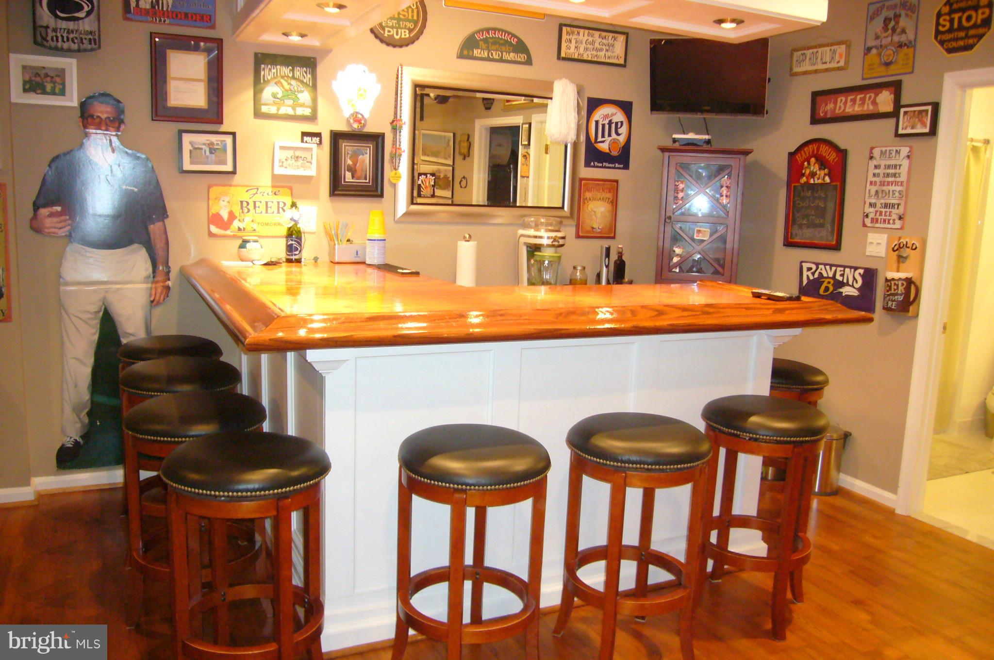 1620 Rising Ridge Road Mount Airy, MD 21771 - Photo 22 of 30 Fantastic entertainment area complete with bar