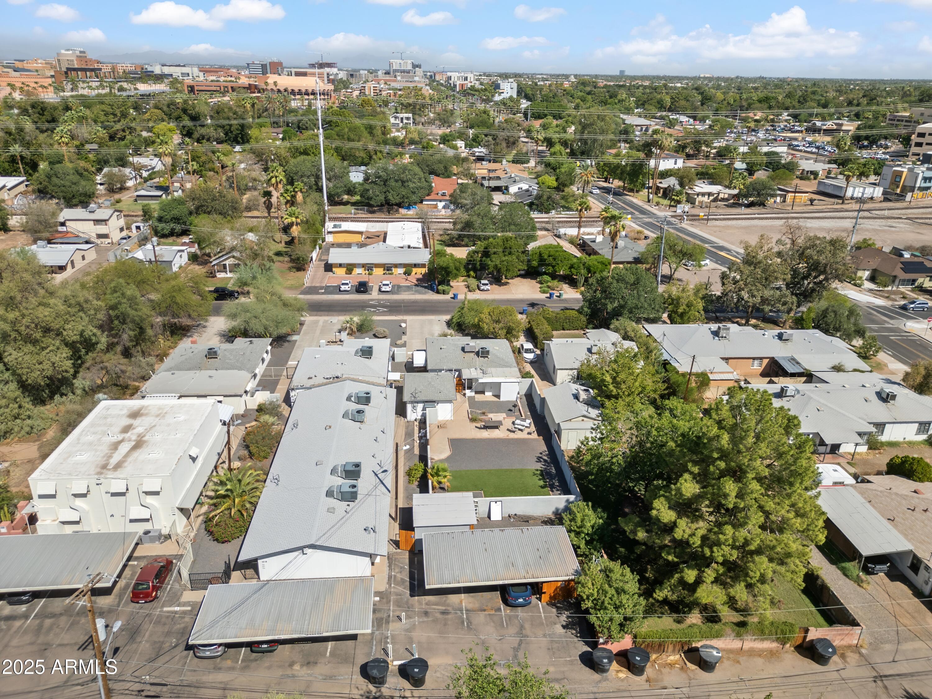1218 South Farmer Avenue Tempe, AZ 85281 - Photo 8 of 47 an aerial view of a city