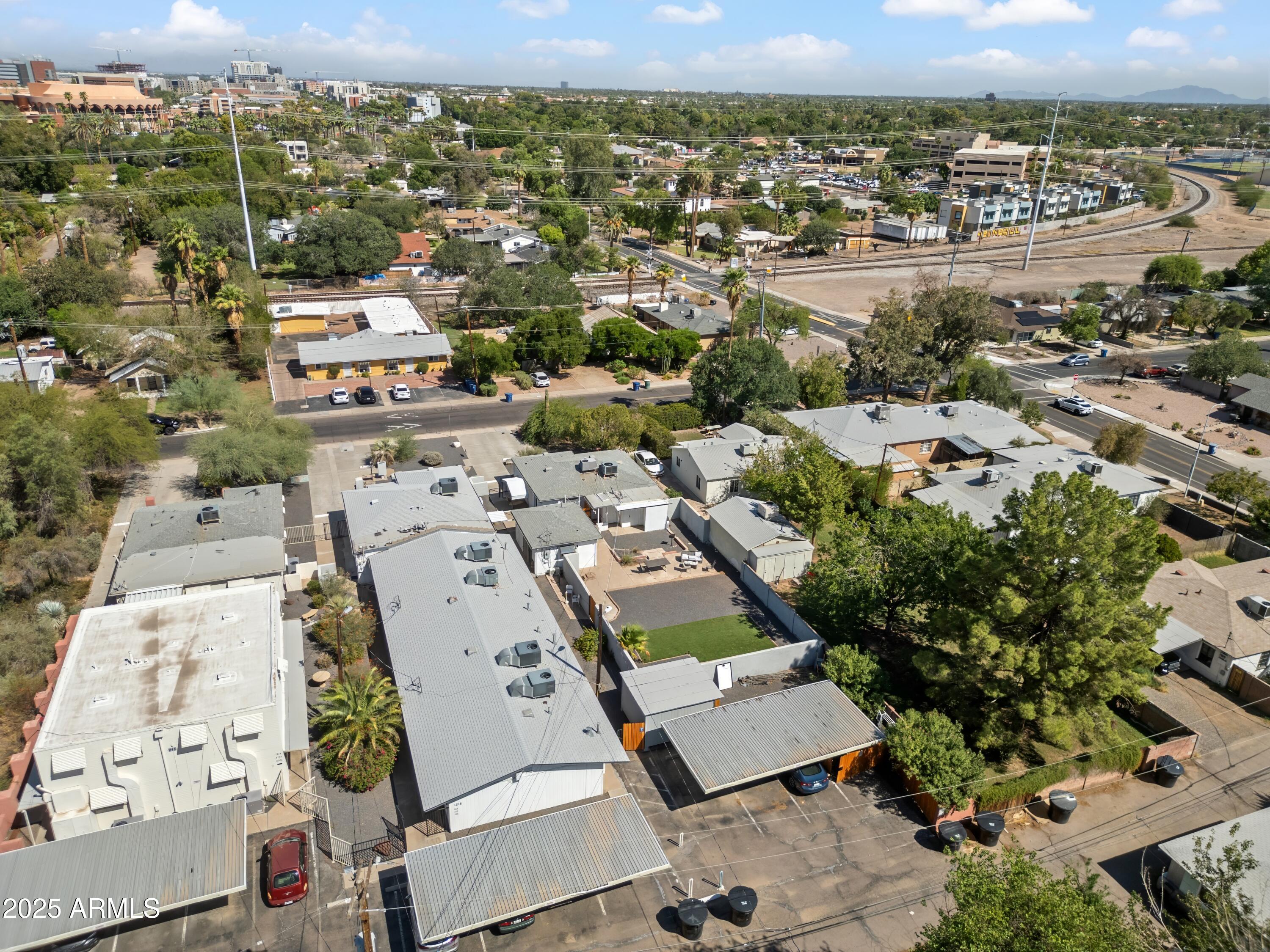 1218 South Farmer Avenue Tempe, AZ 85281 - Photo 9 of 47 an aerial view of a city