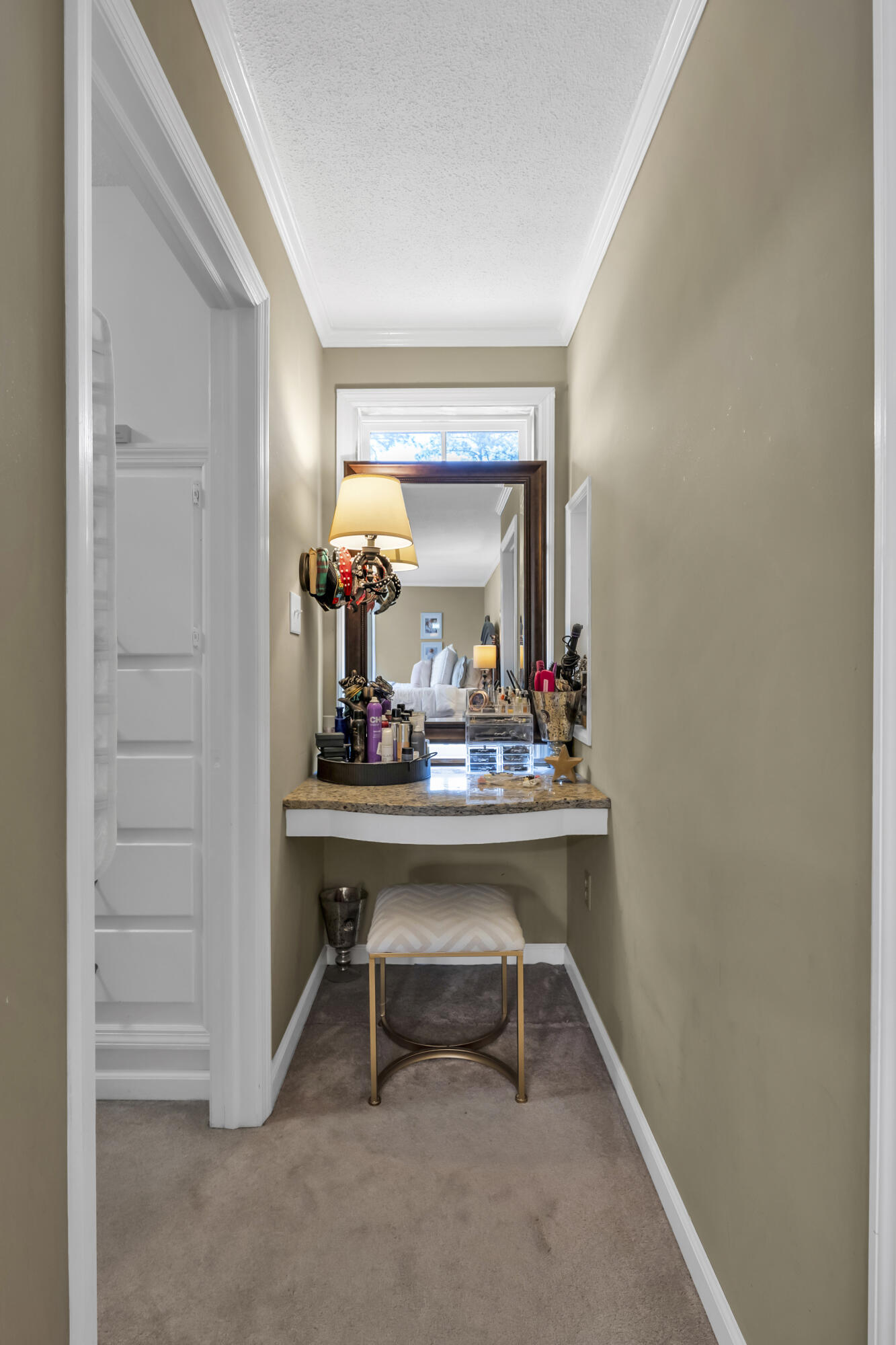 3159 Twin Pine Road Thomson, GA 30824 - Photo 18 of 36 Bedroom 2 vanity / dressing table with marble countertop