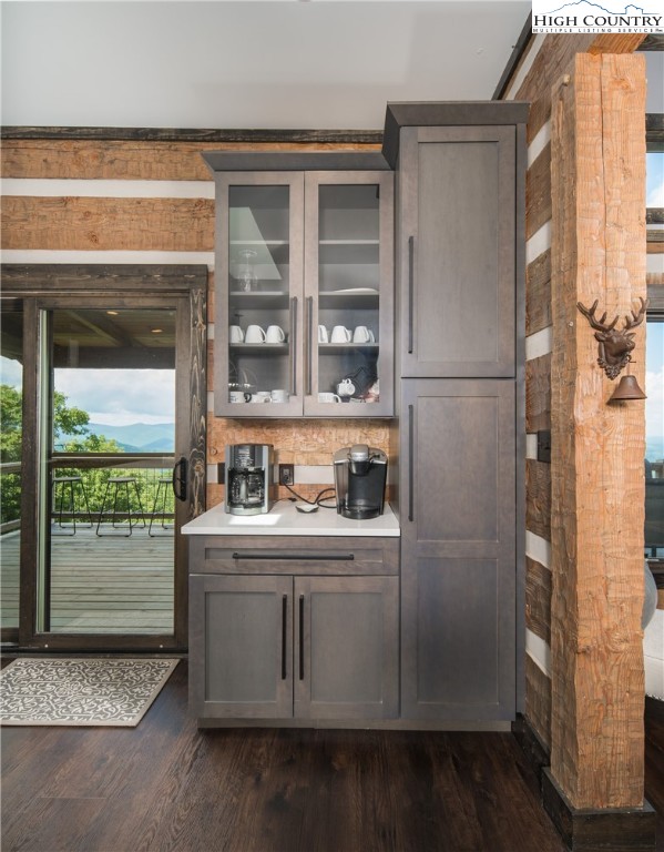 351 Broken Arrow Trail Boone, NC 28607 - Photo 14 of 48 a kitchen with white cabinets and window