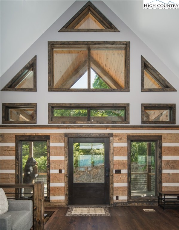 351 Broken Arrow Trail Boone, NC 28607 - Photo 20 of 48 a view of a door of the house and window