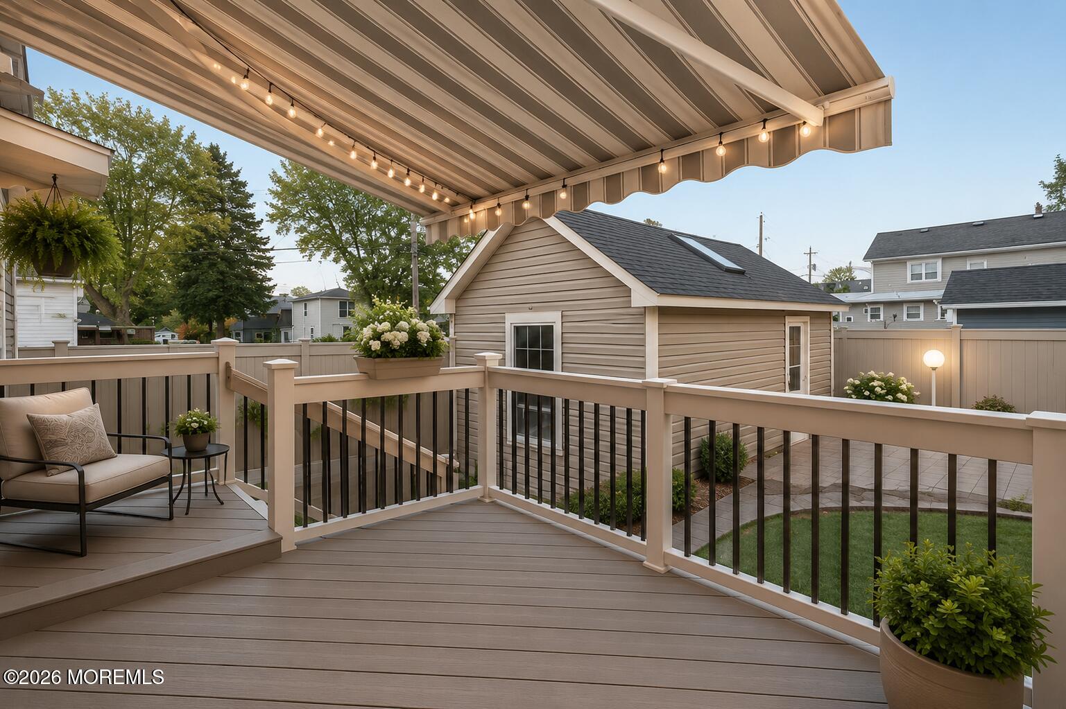 73 2nd Street Keyport, NJ 07735 - Photo 22 of 49 AI back deck