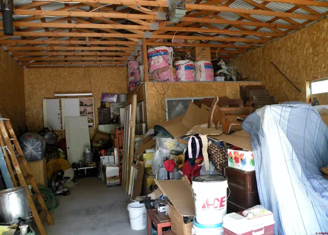 a view of storage and utility room