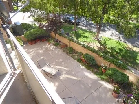 a front view of building