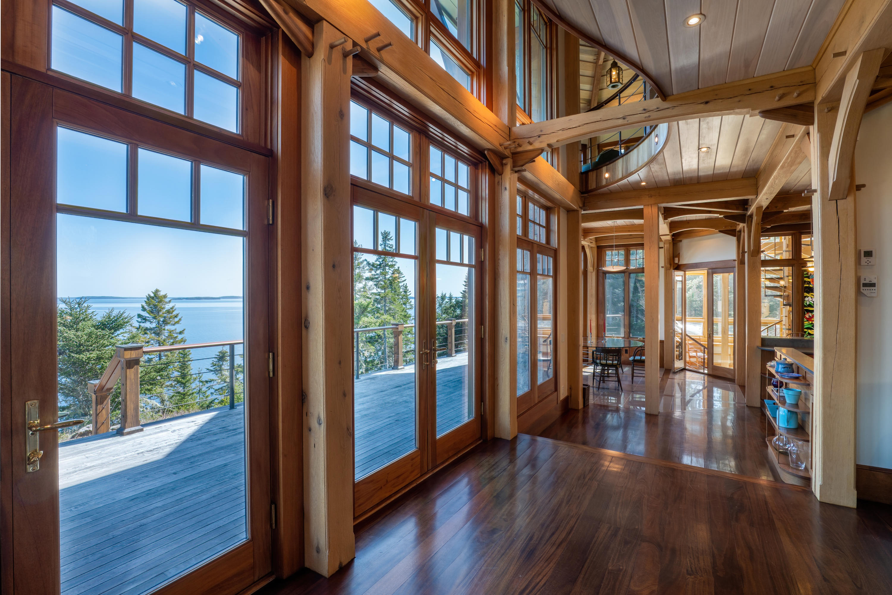 180 Abrams Mountain Road Islesboro, ME 04848 - Photo 15 of 62 A wall of windows to enjoy the view!