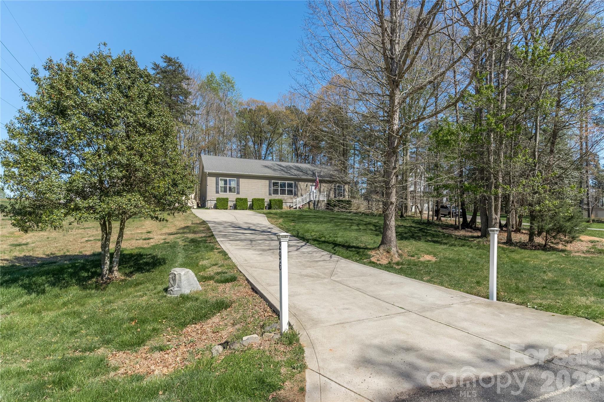 296 Stillwater Road Troutman, NC 28166 - Photo 11 of 33 a view of backyard with green space