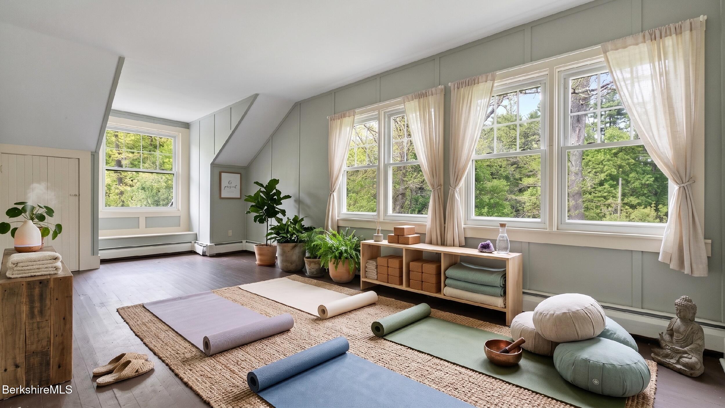 20 East Dugway Road Lenox, MA 01240 - Photo 42 of 84 a living room with furniture and a large window