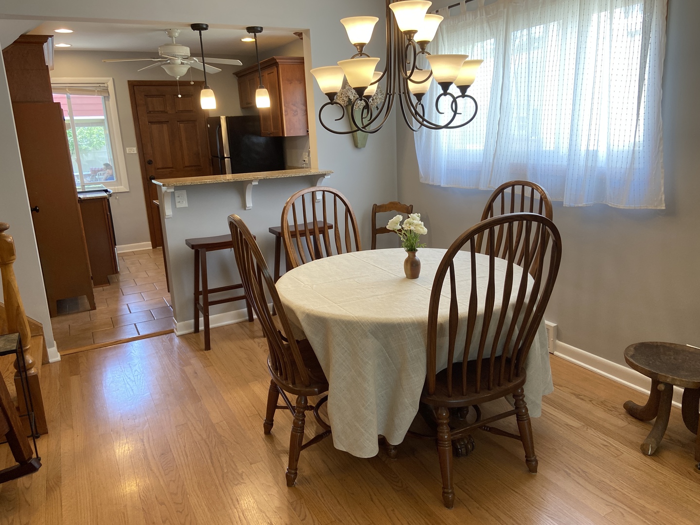 3810 Wolf Road Western Springs, IL 60558 - Photo 6 of 35 a view of a dining room with furniture and a chandelier