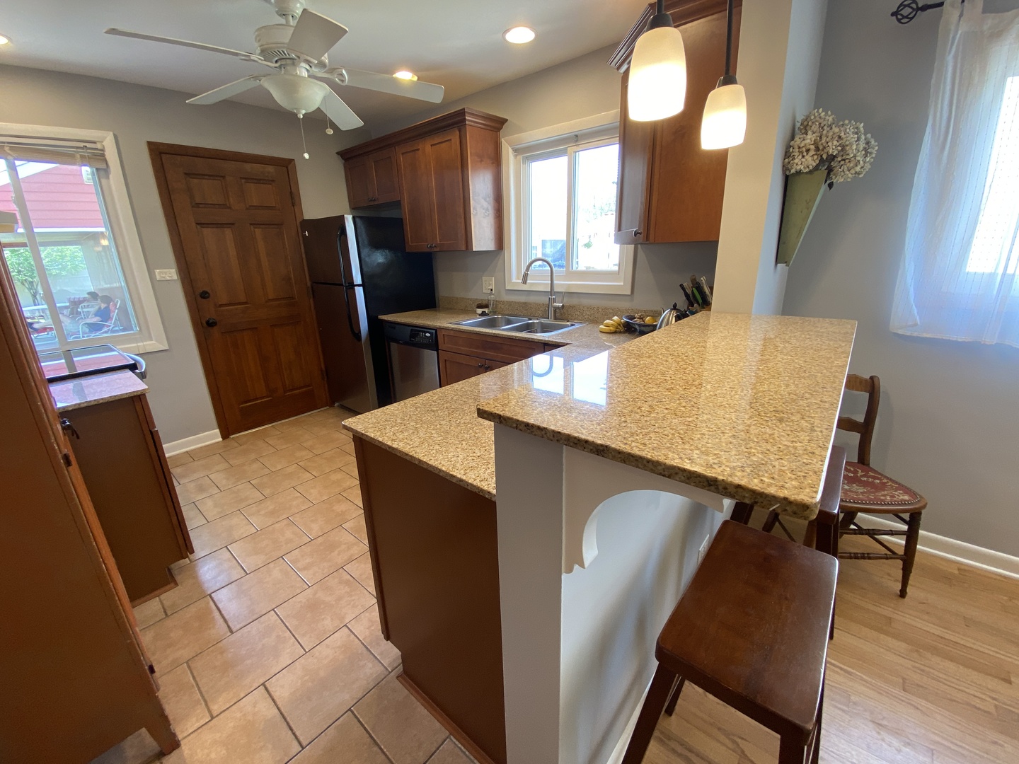 3810 Wolf Road Western Springs, IL 60558 - Photo 7 of 35 a view of kitchen with cabinets and wooden floor