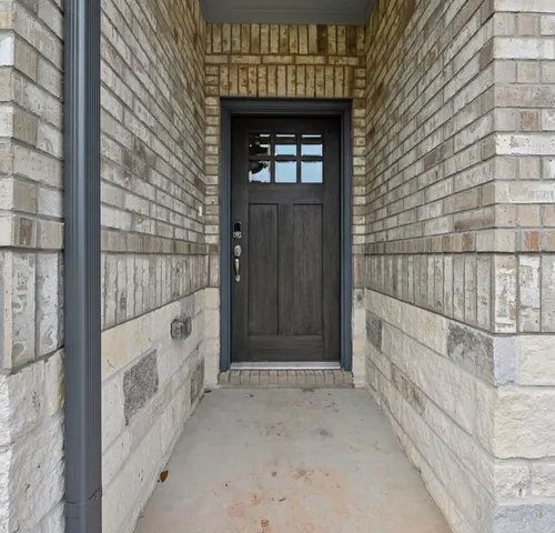 a view of entrance door of the house