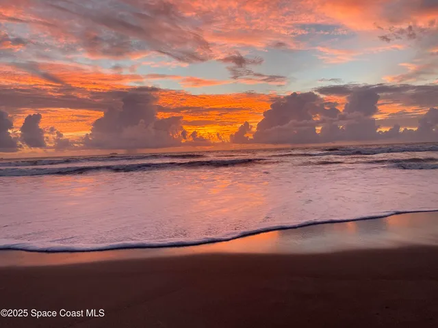 a view of an ocean beach
