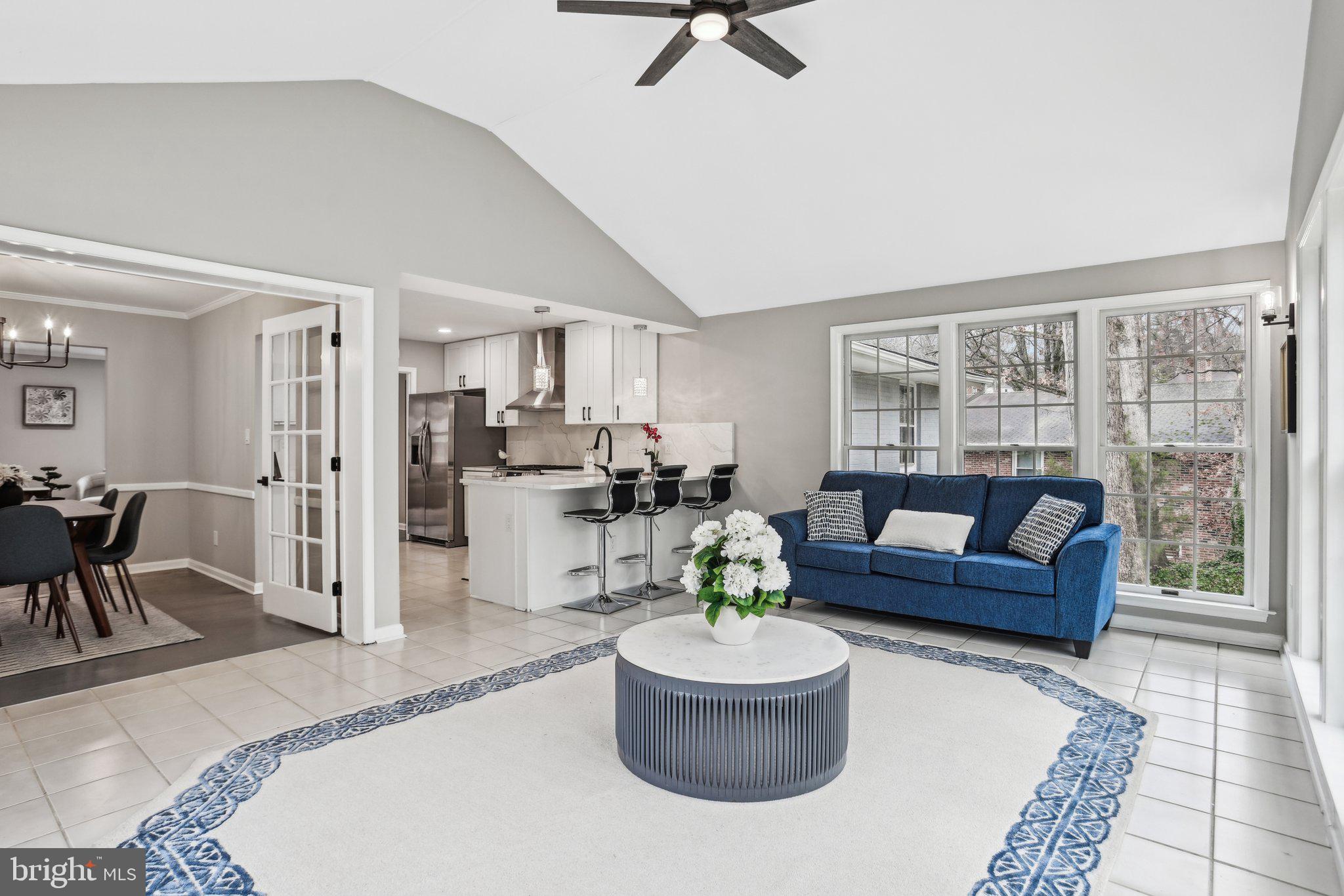 8826 Stark Road Annandale, VA 22003 - Photo 8 of 47 Bright & Airy Sunroom off of Kitchen