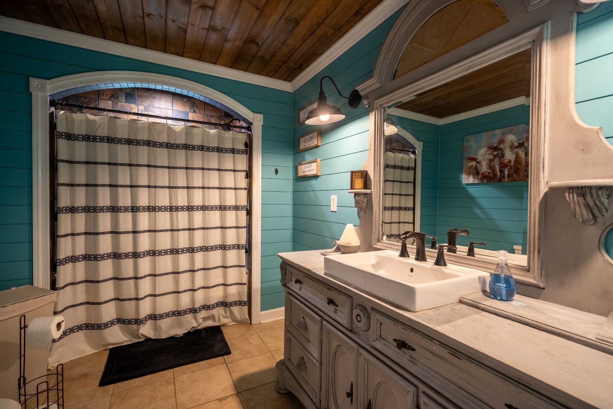 27 Tandy Road Leoma, TN 38468 - Photo 20 of 27 a bathroom with a sink and a mirror