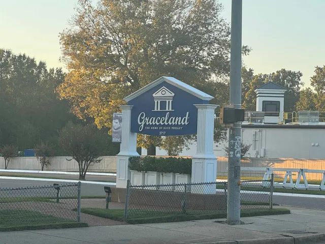 a view of a bench in front of building