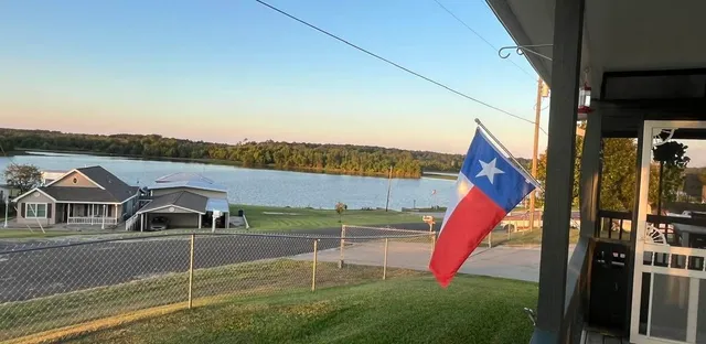 a view of outdoor space with seating area