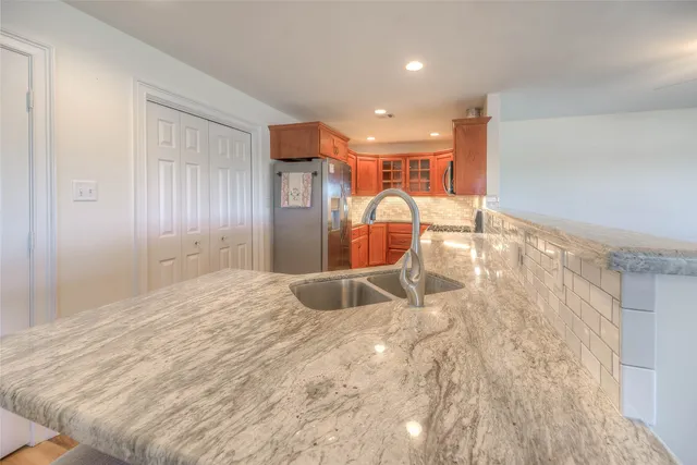 a view of a livingroom with a staircase