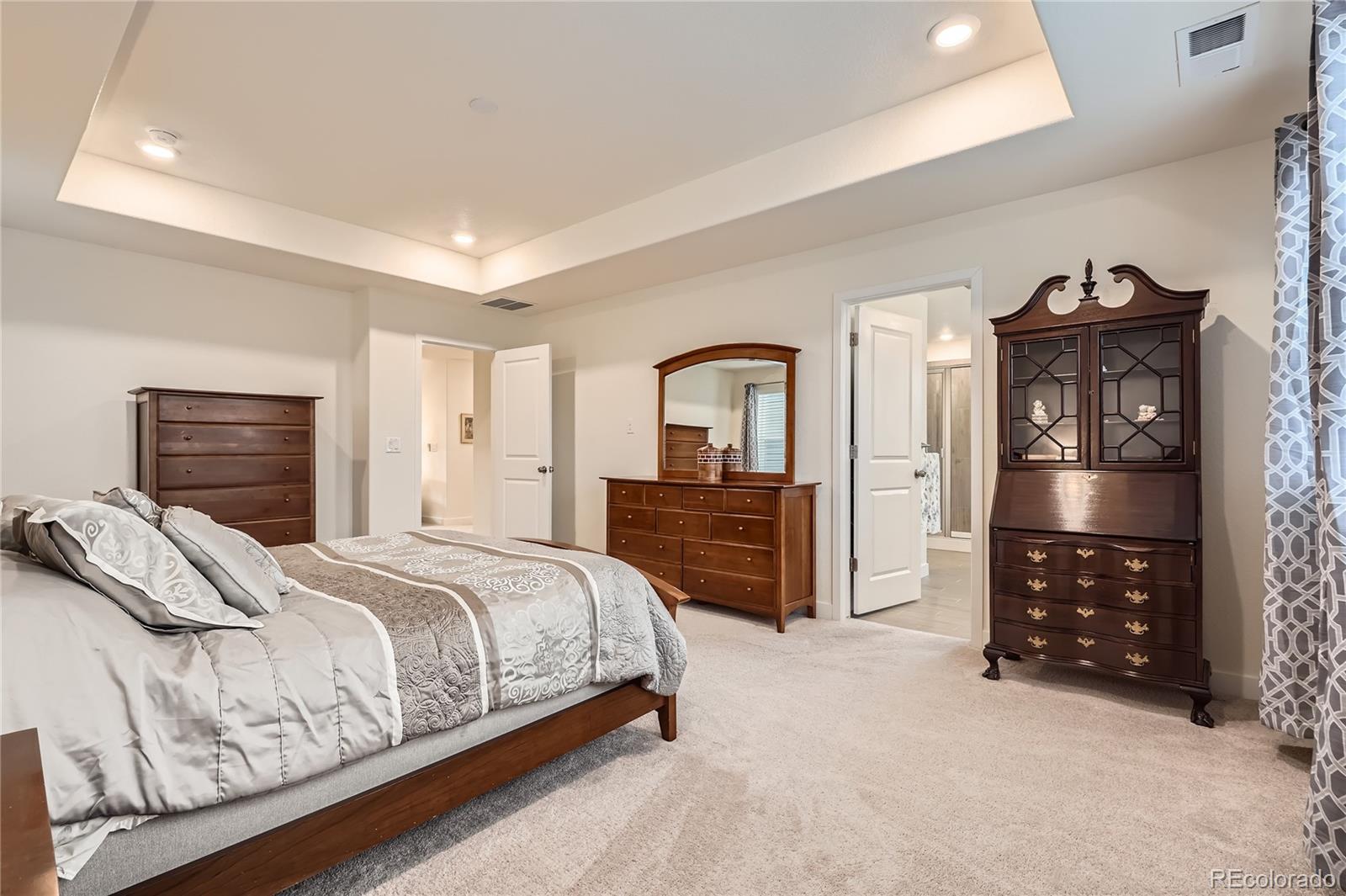 946 Compass Drive Erie, CO 80516 - Photo 15 of 28 a bedroom with a bed dresser and a dresser