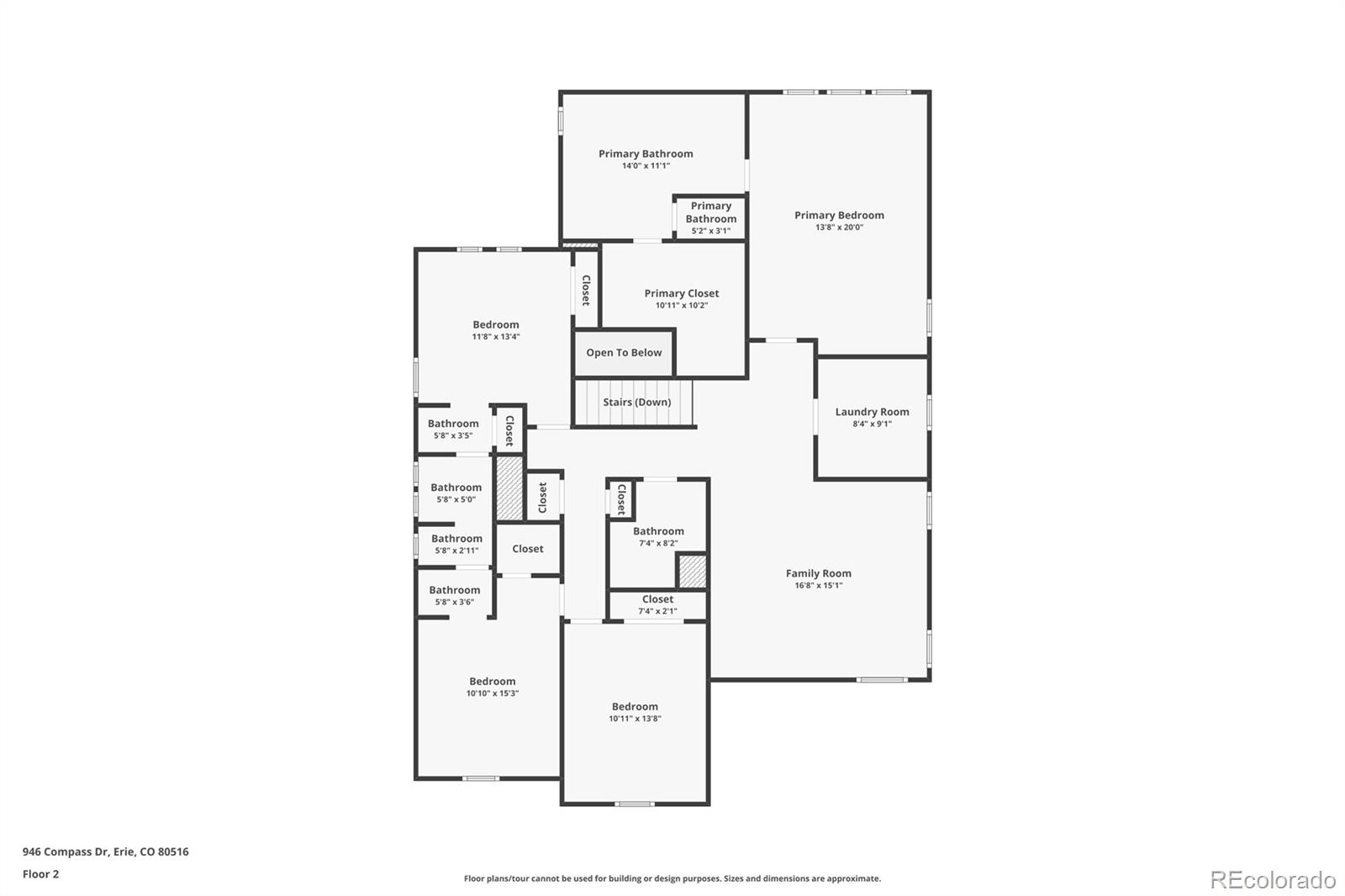 946 Compass Drive Erie, CO 80516 - Photo 24 of 28 a picture of a floor plan