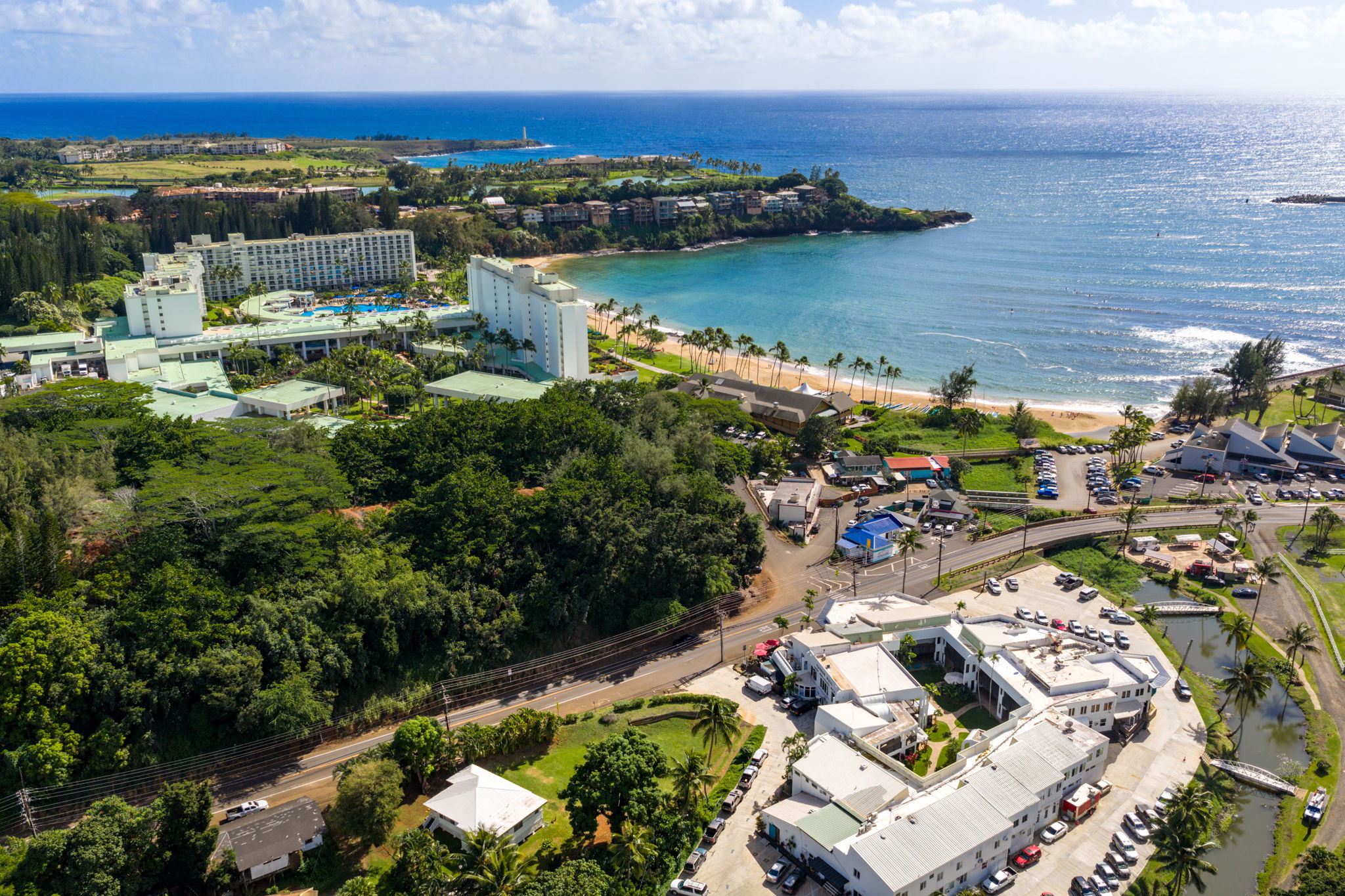 3531 Lot B-1-a Rice Street Lihue, HI 96766 - Photo 12 of 16 an aerial view of residential building and lake