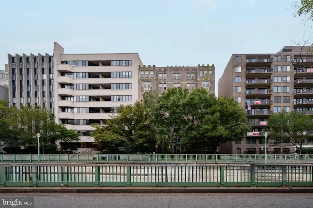 a view of a city with tall buildings