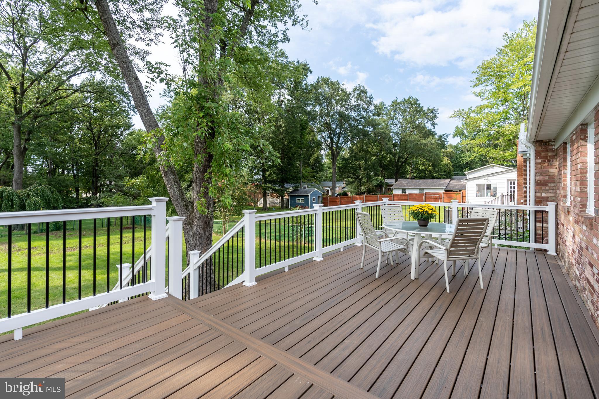 8528 Springman Street Alexandria, VA 22309 - Photo 20 of 29 New Composite Deck Boards, Railings & Stairs