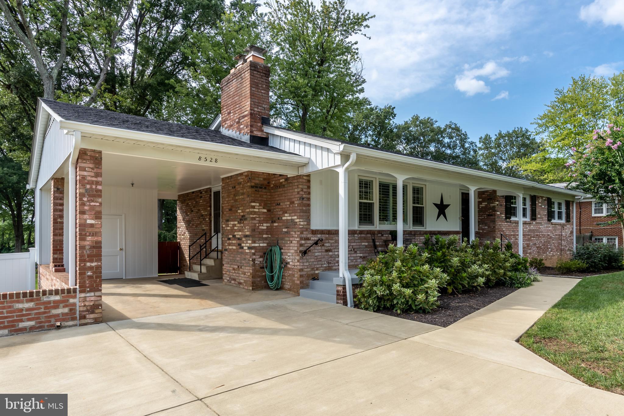 8528 Springman Street Alexandria, VA 22309 - Photo 28 of 29 Carport with Double Driveway