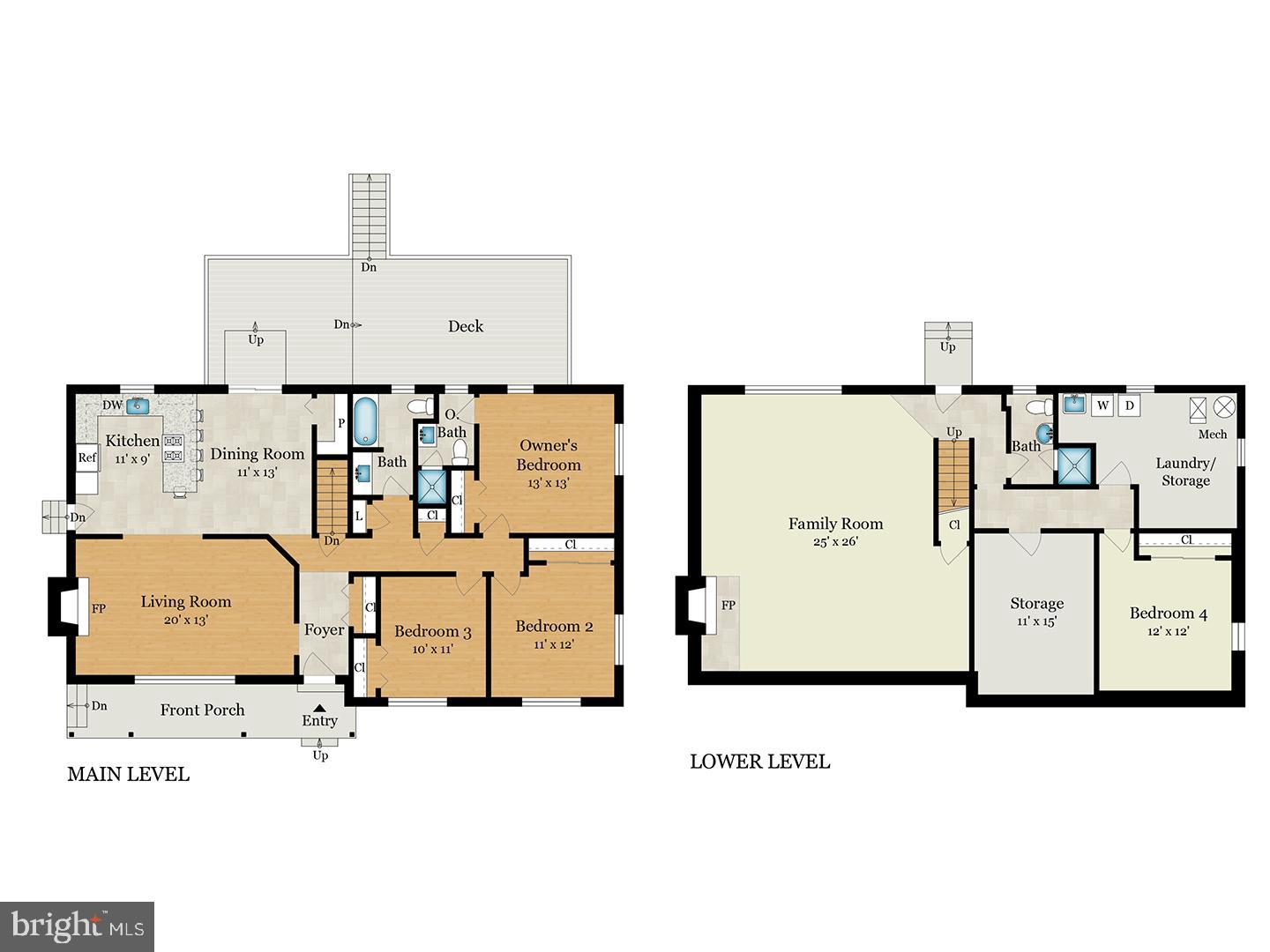 8528 Springman Street Alexandria, VA 22309 - Photo 29 of 29 Floor Plans