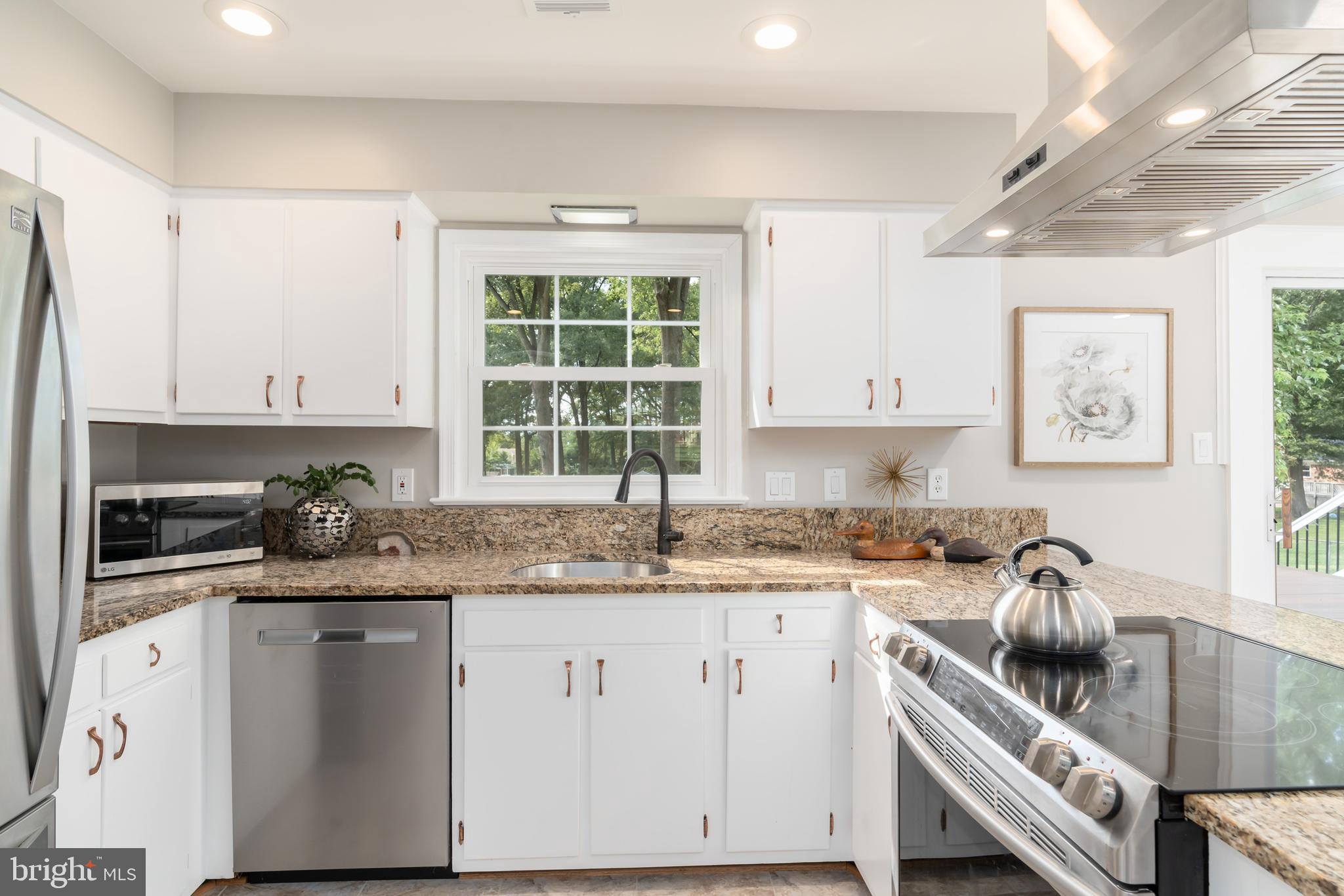 8528 Springman Street Alexandria, VA 22309 - Photo 7 of 29 Stainless steel appliances and granite countertops