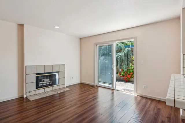 a view of an chairs and tables in the patio