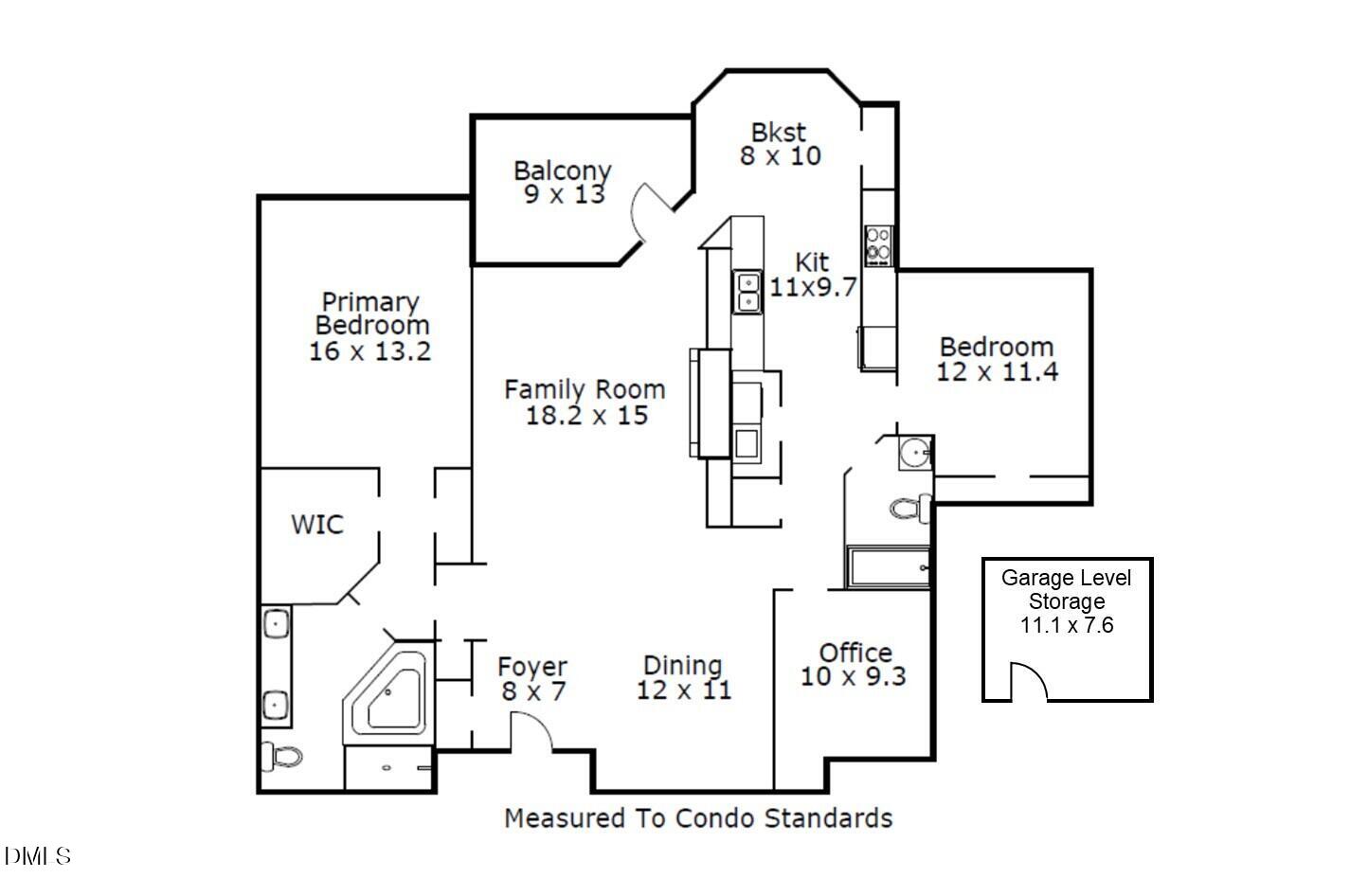 3700 Baron Cooper Pass, Unit 204 Raleigh, NC 27612 - Photo 45 of 45 Floor Plan3700 Baron Cooper Pass - Unit