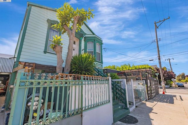 a street view with tall buildings