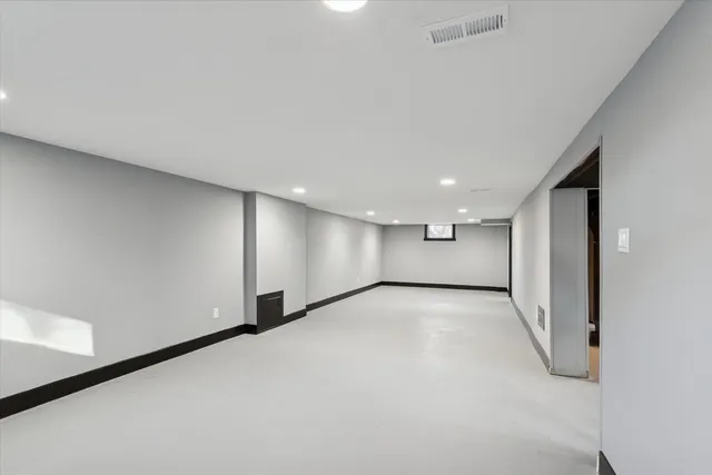 a view of empty room