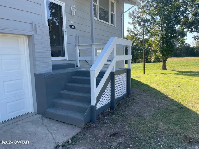a view of outdoor space and deck