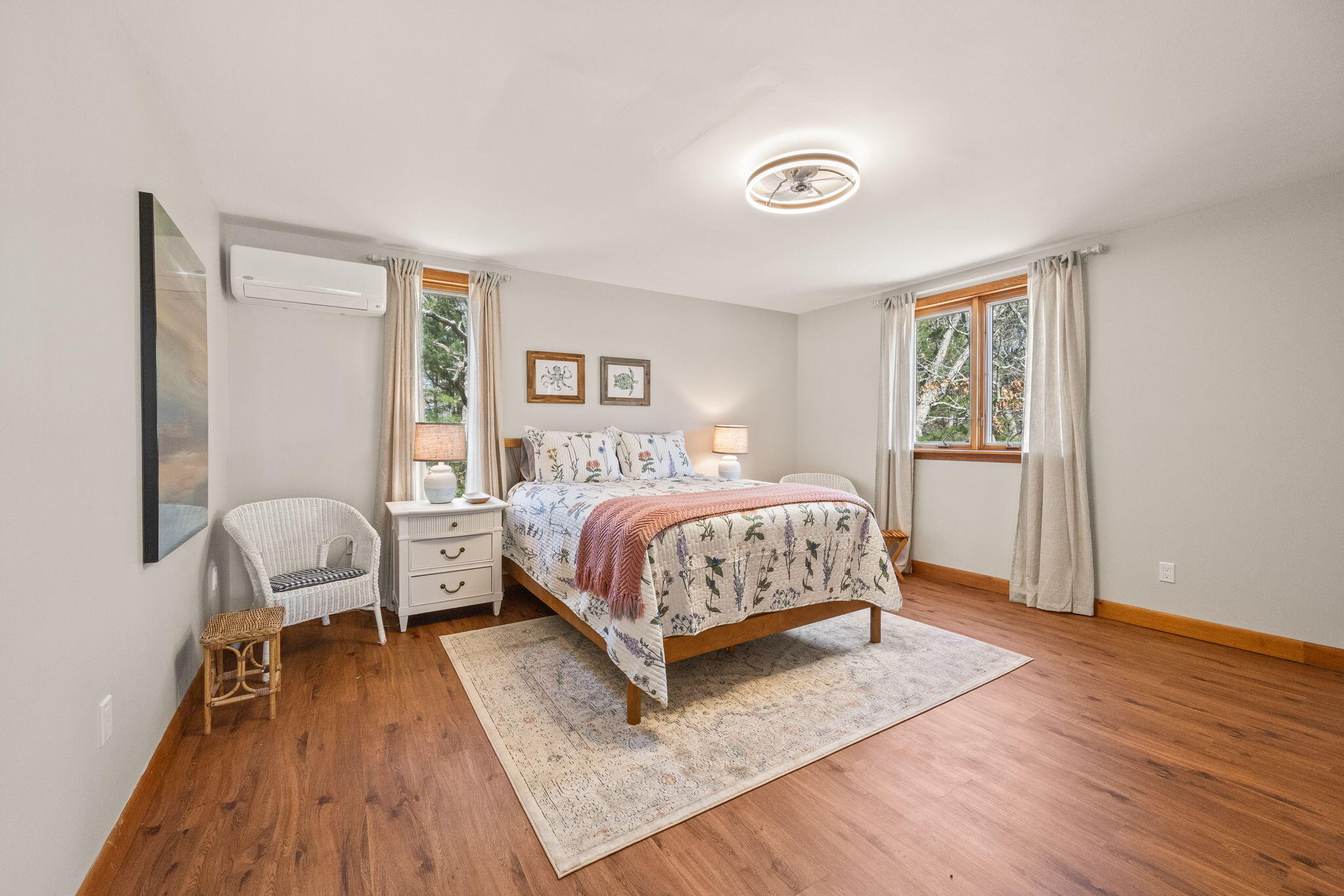 6 Deer Path Truro, MA 02666 - Photo 19 of 41 a bed sitting in a bedroom next to a window