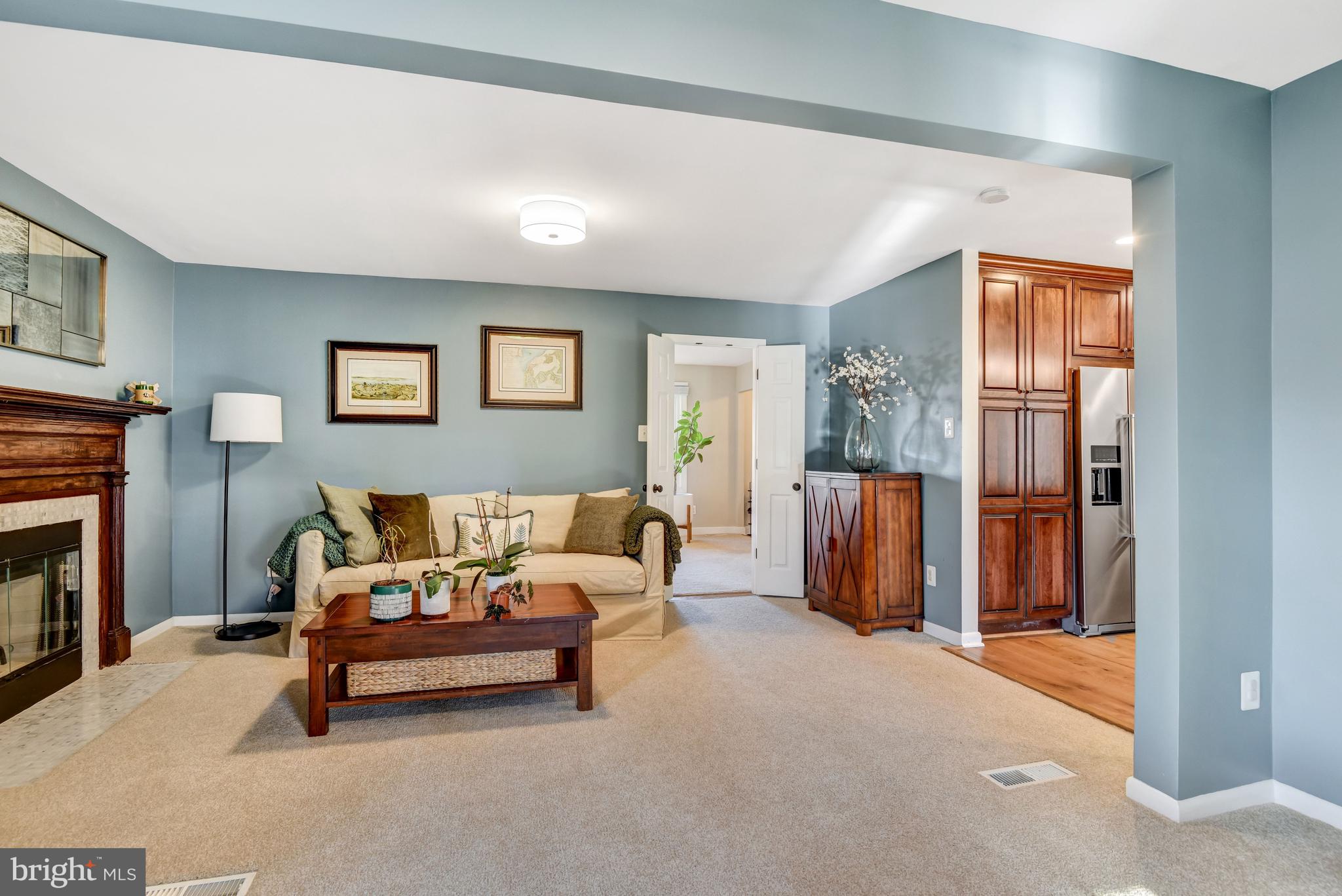 13631 Ellendale Drive Chantilly, VA 20151 - Photo 17 of 54 a living room with furniture and a fireplace