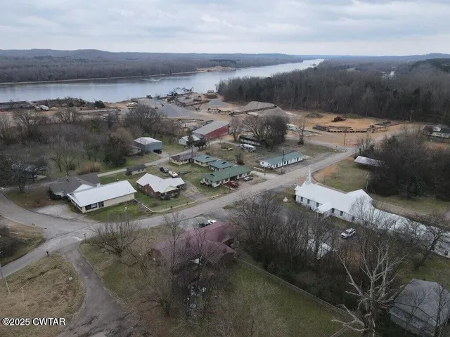a view of city and mountain