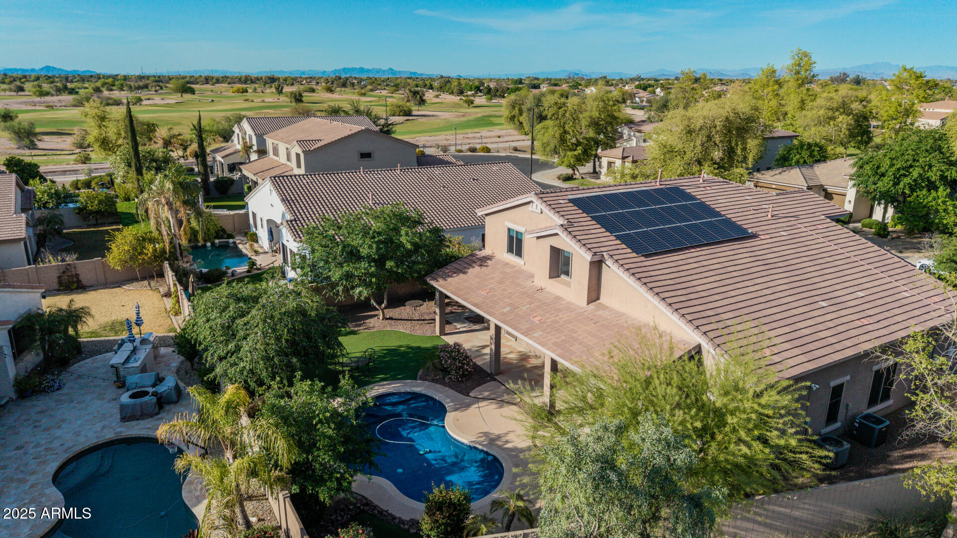 5752 South Crossbow Place Chandler, AZ 85249 - Photo 45 of 51 an aerial view of multiple house