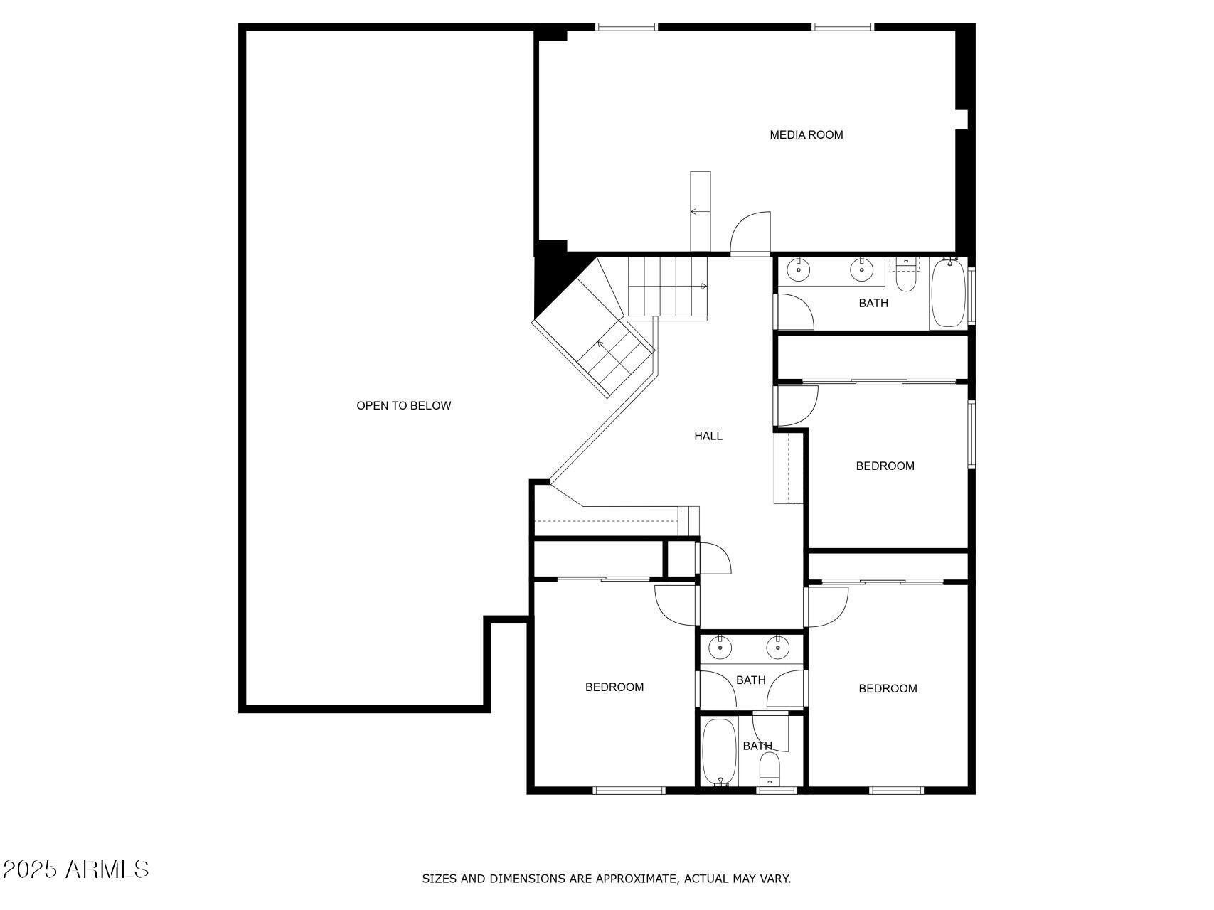 5752 South Crossbow Place Chandler, AZ 85249 - Photo 50 of 51 2nd_floor_5752_south_crossbow_place_chan
