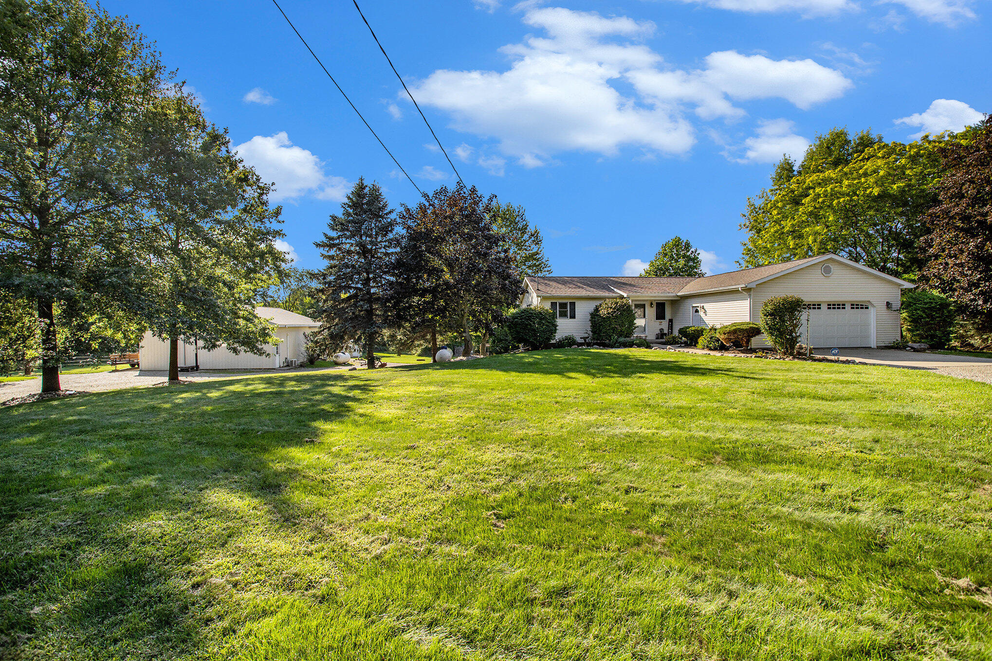 7060 Marshall Road Olivet, MI 49076 - Photo 2 of 35 Front Yard