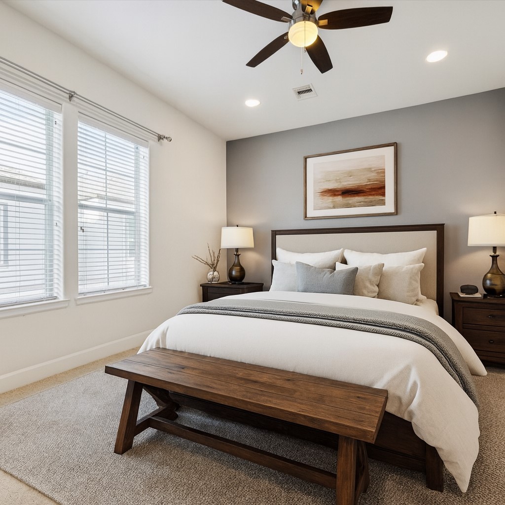 405 North Nagle Street, Unit B Houston, TX 77003 - Photo 4 of 24 a bedroom with bed and window