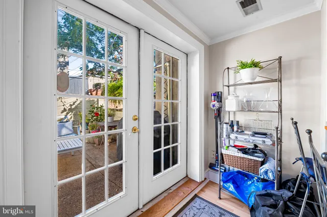 a view of a workspace with furniture and toys