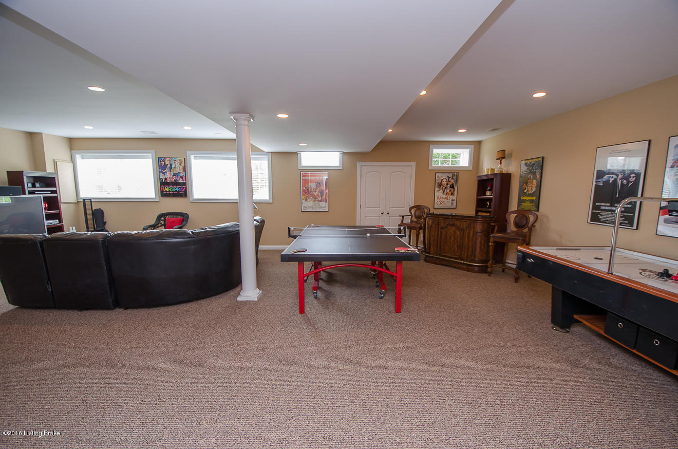 13506 Ridgemoor Drive Prospect, KY 40059 - Photo 41 of 51 Basement Family Room Space