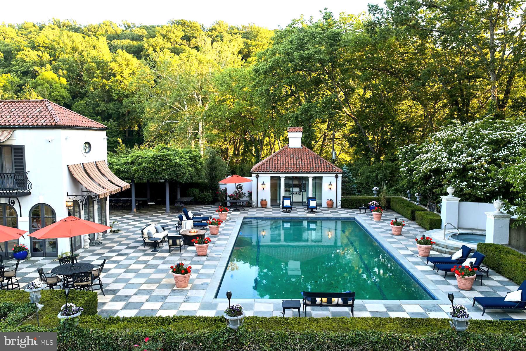 3052 River Road New Hope, PA 18938 - Photo 3 of 49 a view of yard with swimming pool and furniture