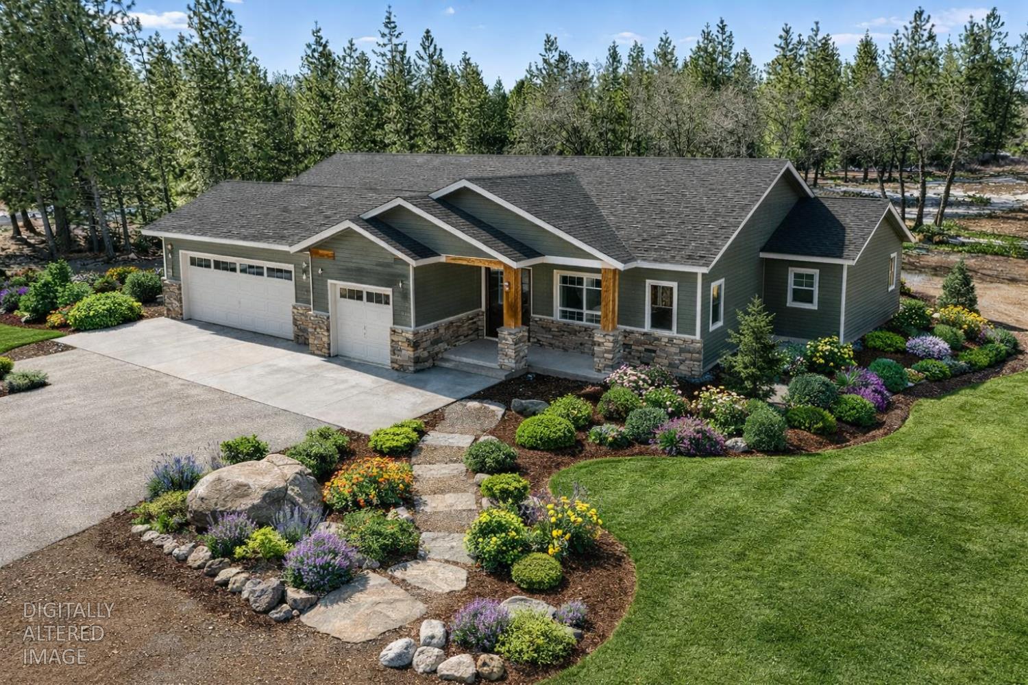 38787 Kearsarge Mill Road Alta, CA 95701 - Photo 3 of 16 a view of a house with a garden